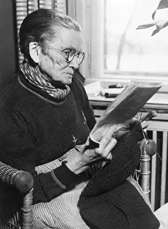 Weissensee: Old lady, 1934