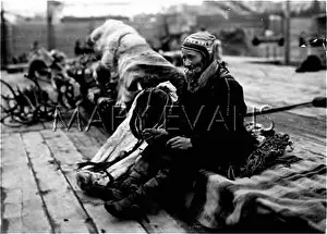 Laplander: OLD LAPLAND WOMAN SMOKES