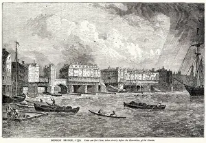 1756: Old London Bridge 1756