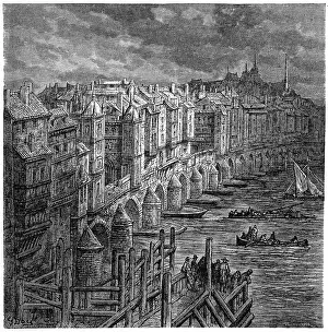 1694: OLD LONDON BRIDGE DORE