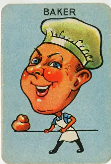 Baking: Old Maid card - Baker