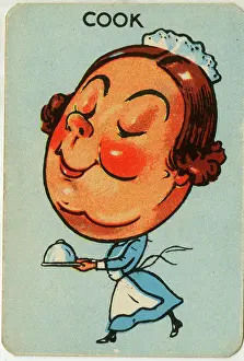 Cheeks: Old Maid card - Cook