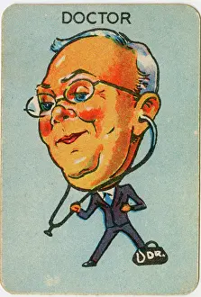 Stethoscope: Old Maid card - Doctor