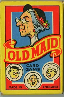 Severe: Old Maid card game - box design