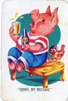 Pigs: Old Maid card game - Sorry, My Mistake