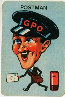 Cheeks: Old Maid card - Postman