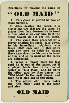 Rules: Old Maid - Rules of the Game