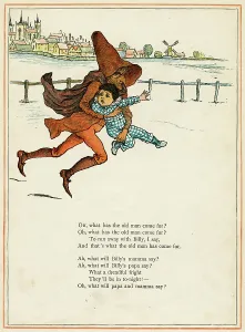 Abducting: Old man abducting a little boy