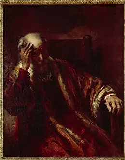 4101669: An Old Man In An Armchair
