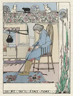 Mantlepiece: OLD MAN BY FIRE