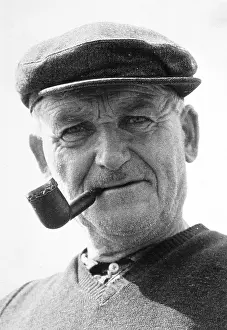 Characterful: OLD MAN, FLAT CAP & PIPE