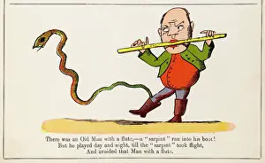 Avoided: Old Man With A Flute, Edward Lear