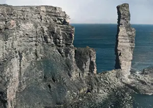 Oncolourisedpic: THE OLD MAN OF HOY