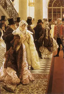 Tissot: Old Man and Mistress, by Tissot