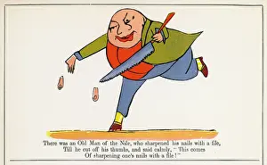 Nails: Old Man of the Nile, Edward Lear