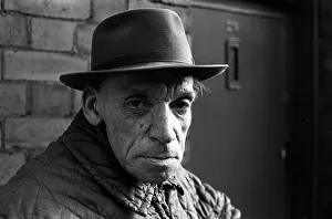 Anorak: Old man in trilby hat, Stoke