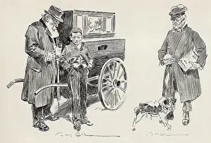 Rats: Old Man, Young Boy, and Man with Rats