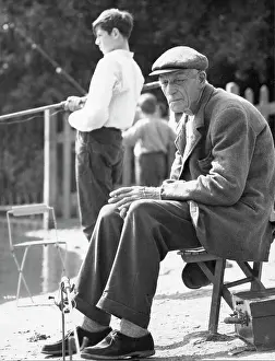 Krish: Old man and young man fishing