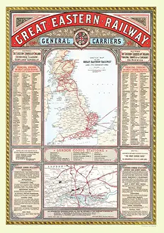 Mapseeker Digital Ltd.: Old Map of the Great Eastern Railway