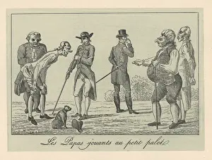 Dadresse: Old men playing petit palet or shove ha'penny