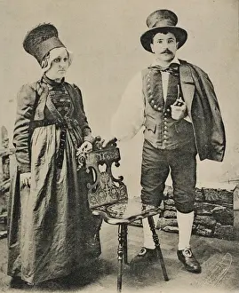 Vorarlberg: Old Montafon folk costume