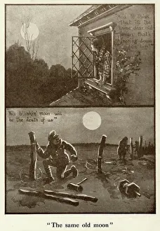 Cynical: The Same Old Moon by Bruce Bairnsfather