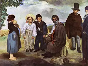 Fiddler: The Old Musician by Edouard Manet