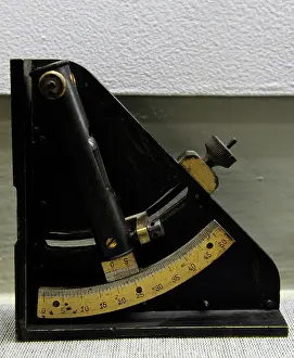 Latvian: Old navigational instruments. Sextant. 19th-20th centuries