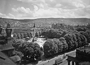 Schlossplatz: Old and New Castle in Stuttgart
