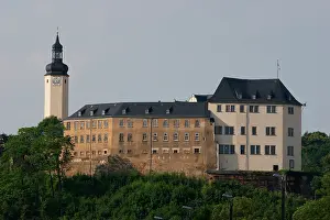 Greiz: Old and new castles, Greiz, Thuringia, Germany