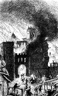 Catastrophes: Old Newgate in flames
