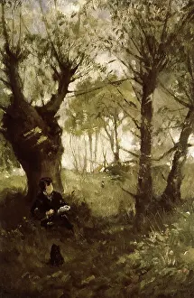Berthe: Old Path at Auvers, by Berthe Morisot