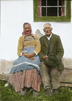Triestingtal: Old peasant couple