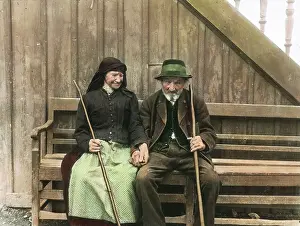 Perseverance: Old peasant and old peasant woman