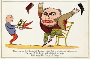 Distorted: Old Person of Bangor, Edward Lear