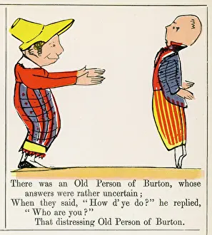 Replied: Old Person of Burton, Edward Lear