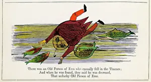 Drowned: Old Person of Ems, Edward Lear