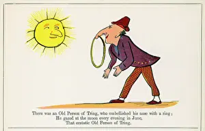 Embellished: Old Person of Tring, Edward Lear