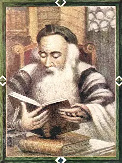 Rabbi: Old Rabbi Reading