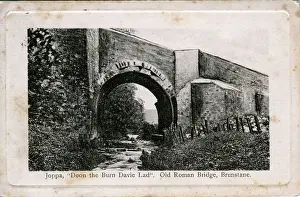 Midlothian: Old Roman Bridge, Brunstane, Midlothian