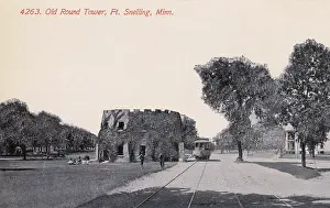 Snelling: Old Round Tower, Fort Snelling, near St Paul, Minnesota, USA