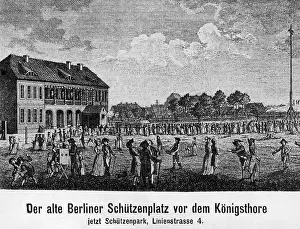1740: Old Schutzenplatz in Berlin, around 1750