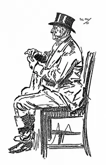 Monacle: An old sport by Phil May - Elderly Huntsman