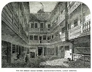 Gracechurch: Old Spread Eagle Tavern 1865