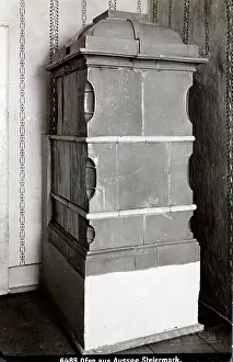 Aussee: Old stove in Aussee