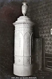 Aussee: Old stove in Aussee