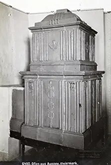 Aussee: Old stove in Aussee