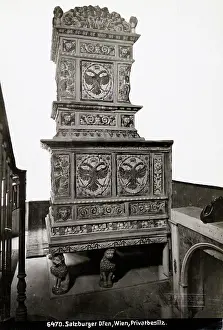 Stoves: Old stove in Salzburg