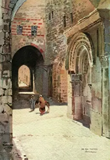 Archways: An old street in Jerusalem