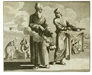Censer: Old Testament Bible scene
